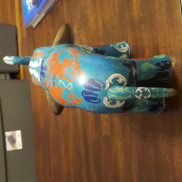 Chinese Cloisonne elephant - Picture 3 of 5